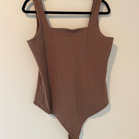Abercrombie & Fitch Tops - Abercrombie & Fitch Square Neck Bodysuit | Light Brown | Size XL
